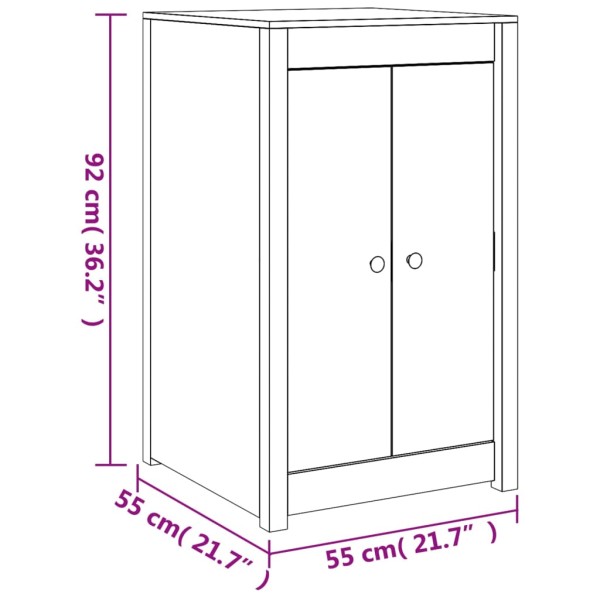 Armario de cocina de exterior madera maciza de pino Armario de cocina de exterior madera maciza de pino