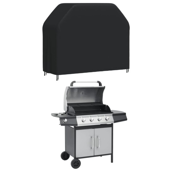 Cubierta para barbacoa Oxford 420D negro 147x61x112 cm Cubierta para barbacoa Oxford 420D negro 147x61x112 cm