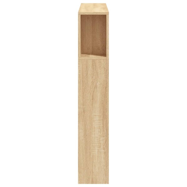 Cabecero LED madera ingeniería roble Sonoma 100x18,5x103,5 cm Cabecero LED madera ingeniería roble Sonoma 100x18,5x103,5 cm