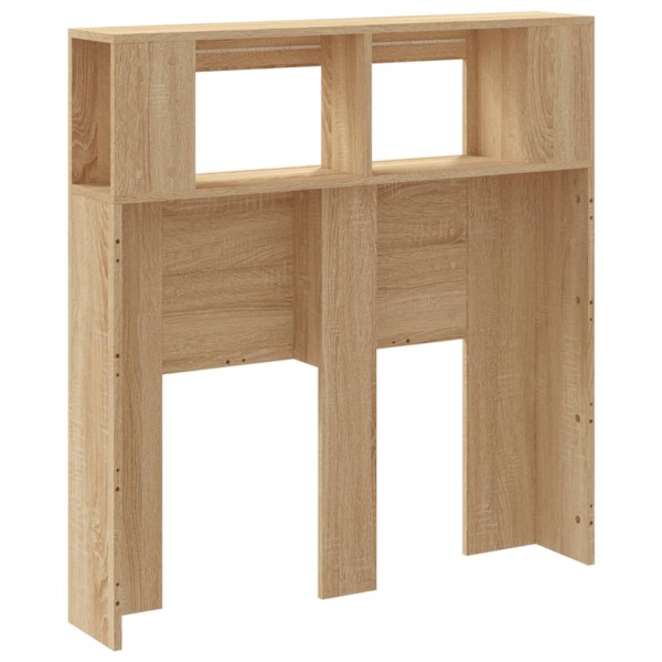 Cabecero LED madera ingeniería roble Sonoma 100x18,5x103,5 cm Cabecero LED madera ingeniería roble Sonoma 100x18,5x103,5 cm