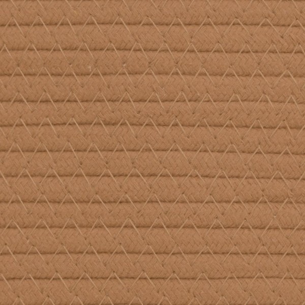 Cesta de almacenaje algodón marrón y blanco Ø49x65 cm Cesta de almacenaje algodón marrón y blanco Ø49x65 cm