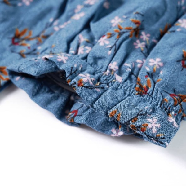Vestido para niños de manga larga azul petróleo 140 Vestido para niños de manga larga azul petróleo 140
