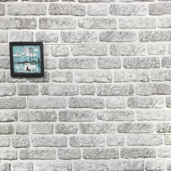Paneles de pared 3D diseño de ladrillo gris claro 11 piezas EPS Paneles de pared 3D diseño de ladrillo gris claro 11 piezas EPS