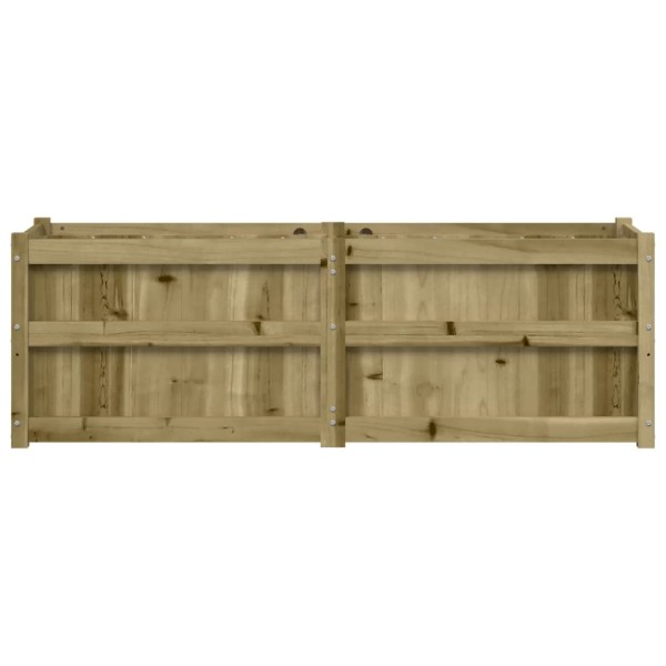 Jardinera de madera de pino impregnada 150x50x50cm Jardinera de madera de pino impregnada 150x50x50cm