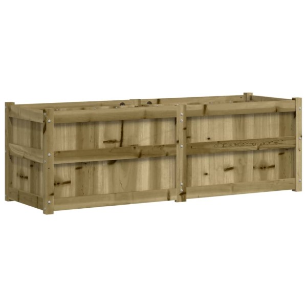 Jardinera de madera de pino impregnada 150x50x50cm Jardinera de madera de pino impregnada 150x50x50cm