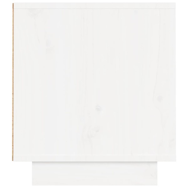 Mueble de TV madera maciza de pino blanco 140x35x40 cm Mueble de TV madera maciza de pino blanco 140x35x40 cm