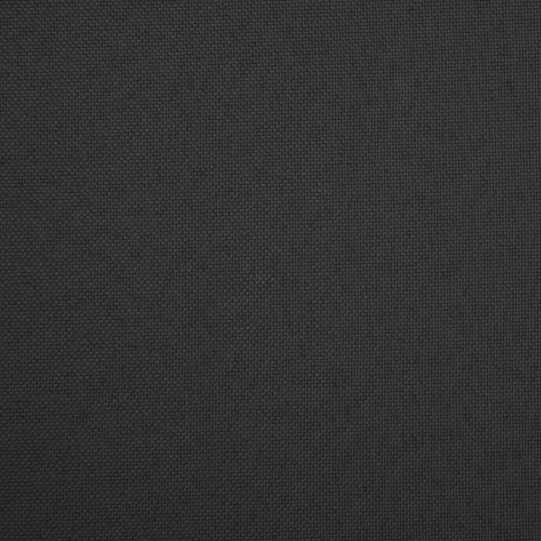 Taburete con almacenaje plegable lino sintético negro