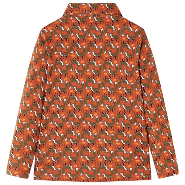 Camisa para niños color teja claro 140 Camisa para niños color teja claro 140