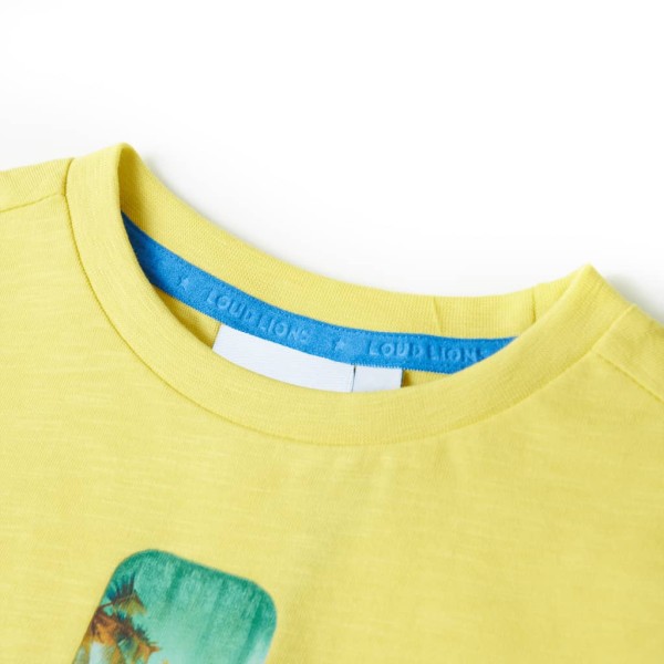 Camiseta de niños amarillo 92 Camiseta de niños amarillo 92