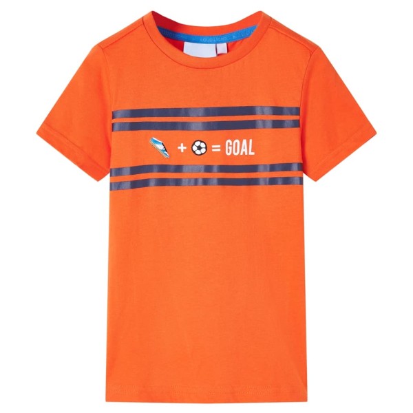 Camiseta infantil naranja oscuro 140 Camiseta infantil naranja oscuro 140