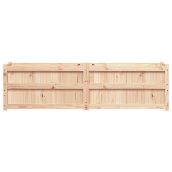 Jardinera de madera maciza de pino 180x50x50 cm Jardinera de madera maciza de pino 180x50x50 cm