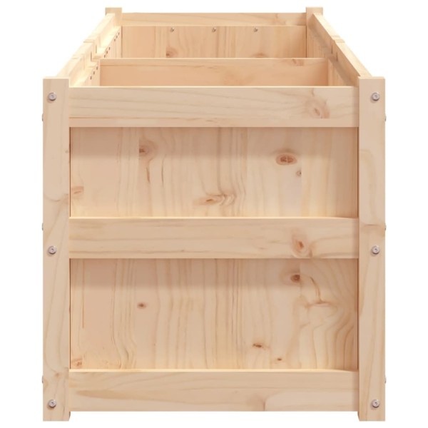 Jardinera de madera maciza de pino 180x50x50 cm Jardinera de madera maciza de pino 180x50x50 cm