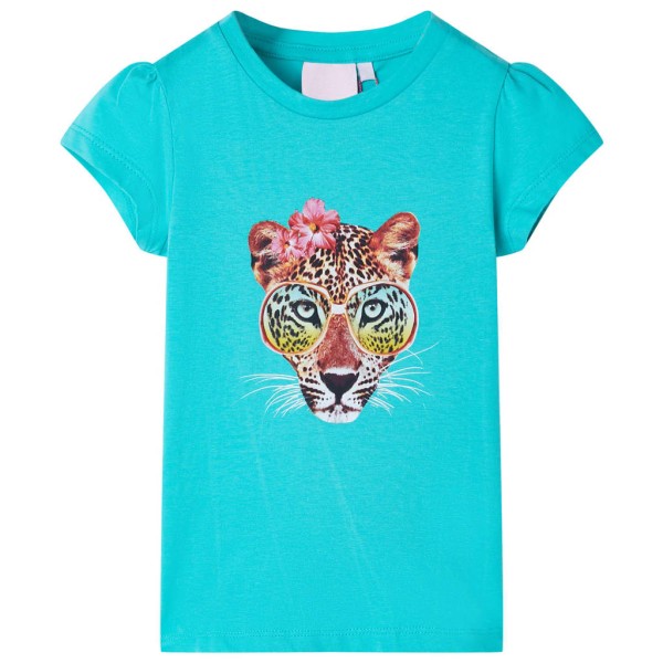 Camiseta infantil verde menta 128 Camiseta infantil verde menta 128