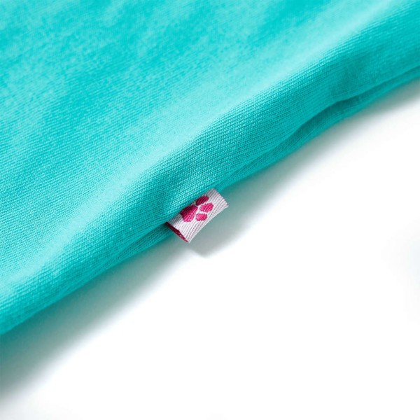 Camiseta infantil verde menta 128 Camiseta infantil verde menta 128