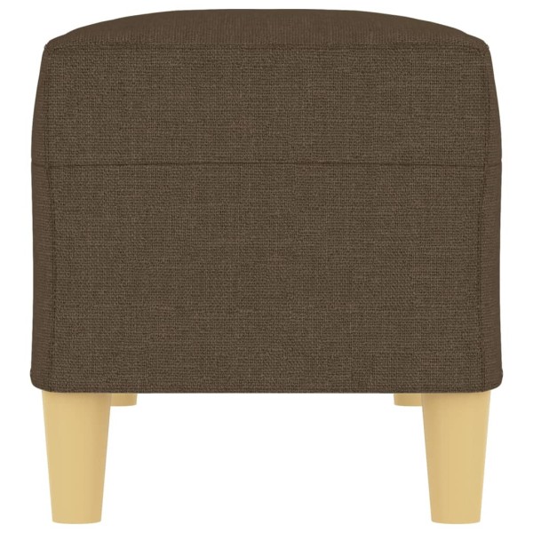 Banco de tela marrón 100x35x41 cm Banco de tela marrón 100x35x41 cm