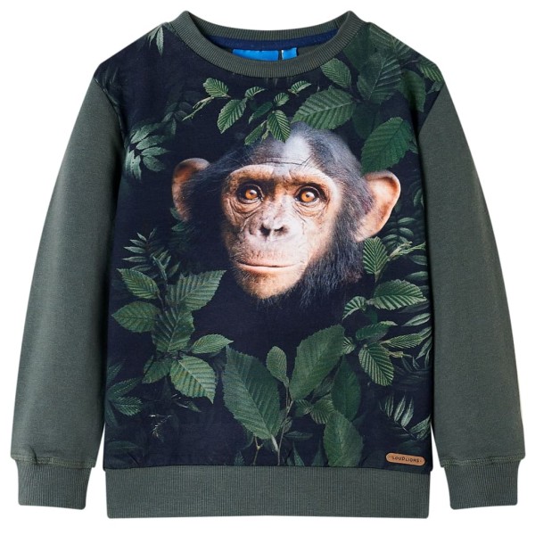 Sudadera para niños caqui oscuro 116 Sudadera para niños caqui oscuro 116