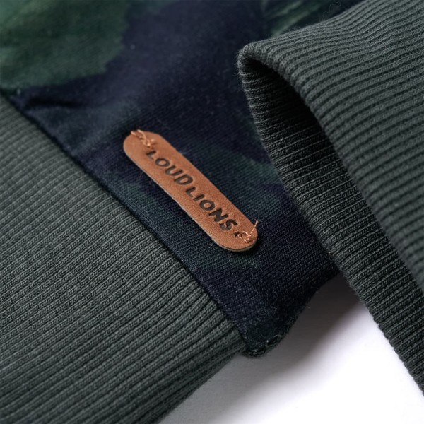 Sudadera para niños caqui oscuro 116 Sudadera para niños caqui oscuro 116
