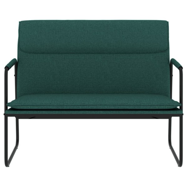 Banco de tela verde oscuro 100x64x80 cm Banco de tela verde oscuro 100x64x80 cm