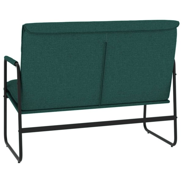 Banco de tela verde oscuro 100x64x80 cm Banco de tela verde oscuro 100x64x80 cm