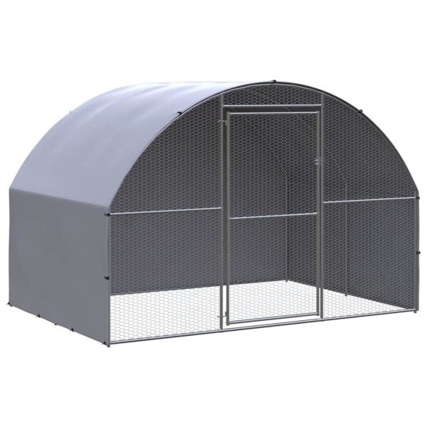 Gallinero de exterior de acero galvanizado 3x2x2 m Gallinero de exterior de acero galvanizado 3x2x2 m