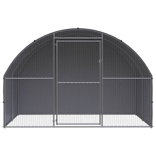 Gallinero de exterior de acero galvanizado 3x2x2 m Gallinero de exterior de acero galvanizado 3x2x2 m