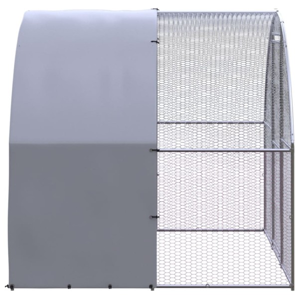 Gallinero de exterior de acero galvanizado 3x2x2 m Gallinero de exterior de acero galvanizado 3x2x2 m