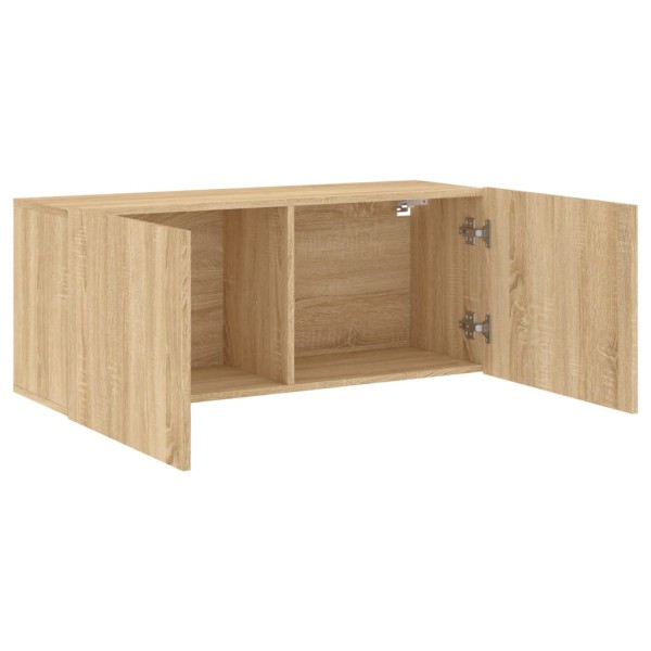 Mueble para TV de pared roble Sonoma 100x30x41 cm Mueble para TV de pared roble Sonoma 100x30x41 cm