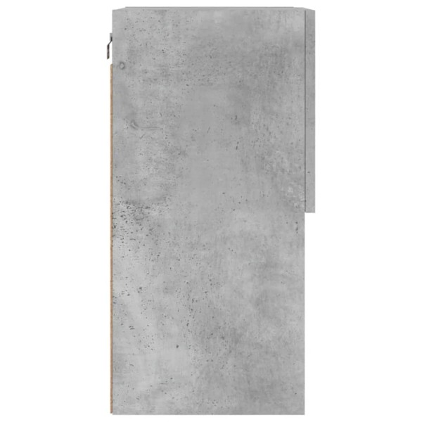 Muebles de TV con luces LED 2 uds gris hormigón 40,5x30x60 cm Muebles de TV con luces LED 2 uds gris hormigón 40,5x30x60 cm