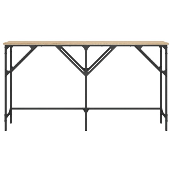 Mesa consola madera de ingeniería roble Sonoma 140x29x75 cm Mesa consola madera de ingeniería roble Sonoma 140x29x75 cm