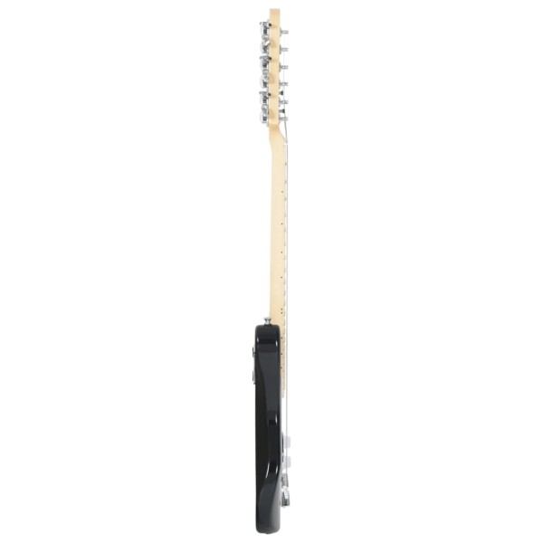 Guitarra eléctrica para niños con funda marrón y blanco 3/4 30" Guitarra eléctrica para niños con funda marrón y blanco 3/4 30"