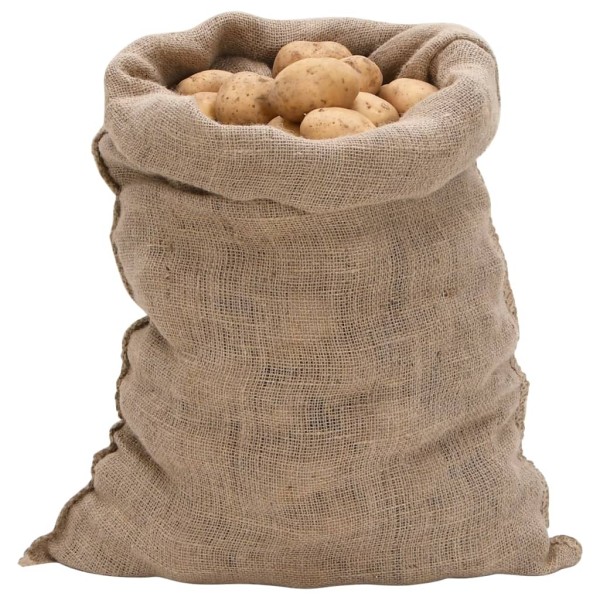 Sacos de yute 5 unidades 60x105 cm 100% yute 220 g/m²