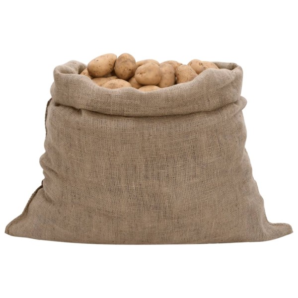Sacos de yute 10 unidades 100x110 cm 100% yute 220 g/m² Sacos de yute 10 unidades 100x110 cm 100% yute 220 g/m²