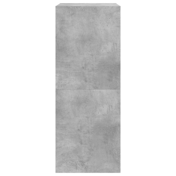 Mueble zapatero 2 cajones abatibles gris hormigón 80x42x108 cm Mueble zapatero 2 cajones abatibles gris hormigón 80x42x108 cm