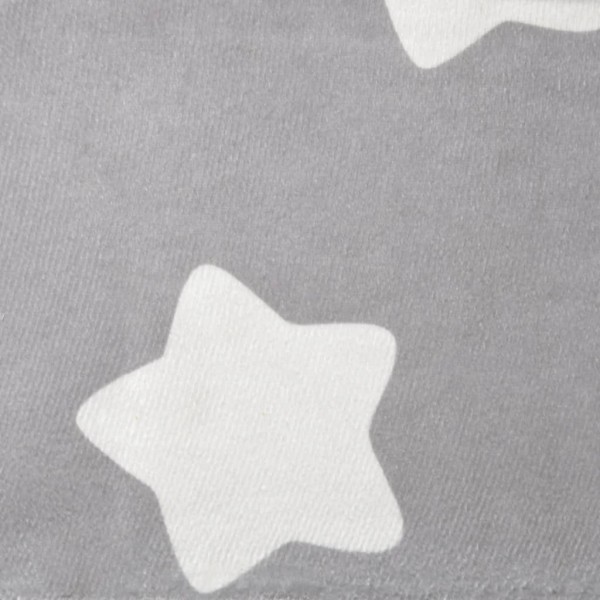 Sofá cama de niños felpa suave gris claro con estrellas Sofá cama de niños felpa suave gris claro con estrellas