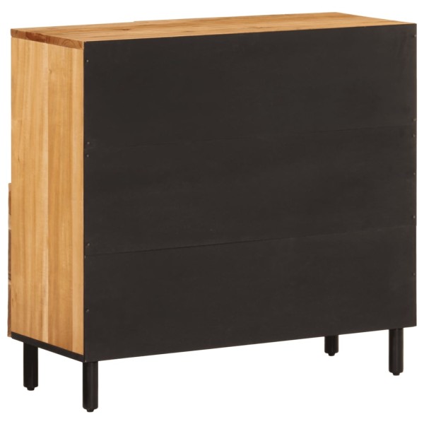 Armario auxiliar madera maciza de acacia 80x33x75 cm Armario auxiliar madera maciza de acacia 80x33x75 cm