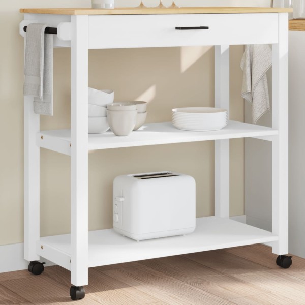 Carrito de cocina MONZA madera maciza de pino 84x40x90 cm Carrito de cocina MONZA madera maciza de pino 84x40x90 cm