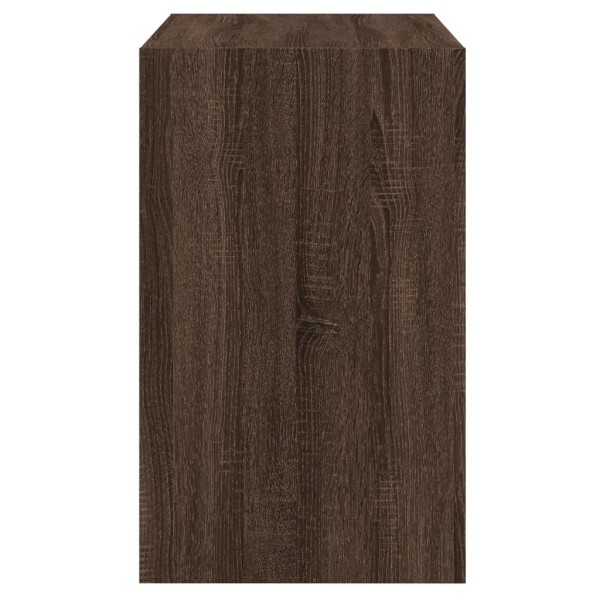 Zapatero de madera de ingeniería marrón roble 80x42x69 cm Zapatero de madera de ingeniería marrón roble 80x42x69 cm