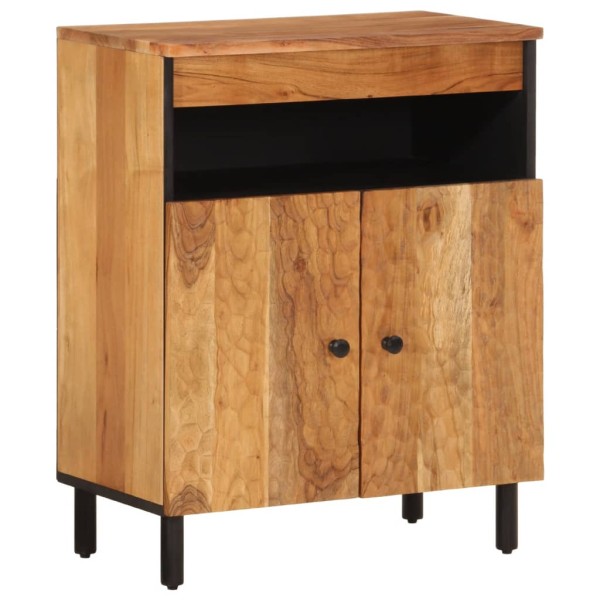 Armario auxiliar madera maciza de acacia 60x33x75 cm Armario auxiliar madera maciza de acacia 60x33x75 cm