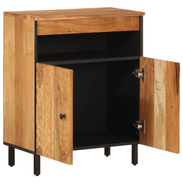 Armario auxiliar madera maciza de acacia 60x33x75 cm Armario auxiliar madera maciza de acacia 60x33x75 cm