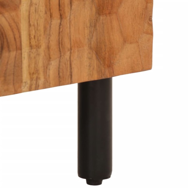 Armario auxiliar madera maciza de acacia 60x33x75 cm Armario auxiliar madera maciza de acacia 60x33x75 cm