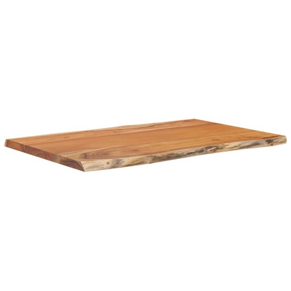 Mesa auxiliar madera maciza acacia borde natural 60x40x2,5 cm Mesa auxiliar madera maciza acacia borde natural 60x40x2,5 cm