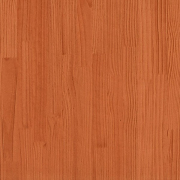 Estructura cama con cabecero madera pino marrón cera 90x190 cm Estructura cama con cabecero madera pino marrón cera 90x190 cm