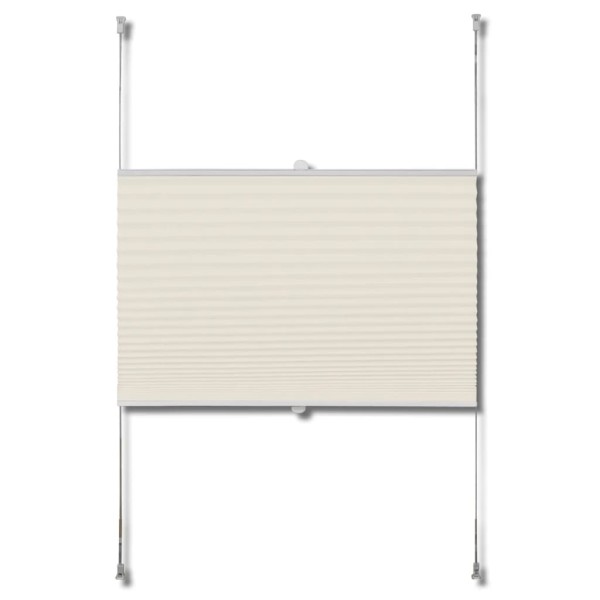 Plisé Para Ventana Persiana 60X125cm Crema Plisé Para Ventana Persiana 60X125cm Crema