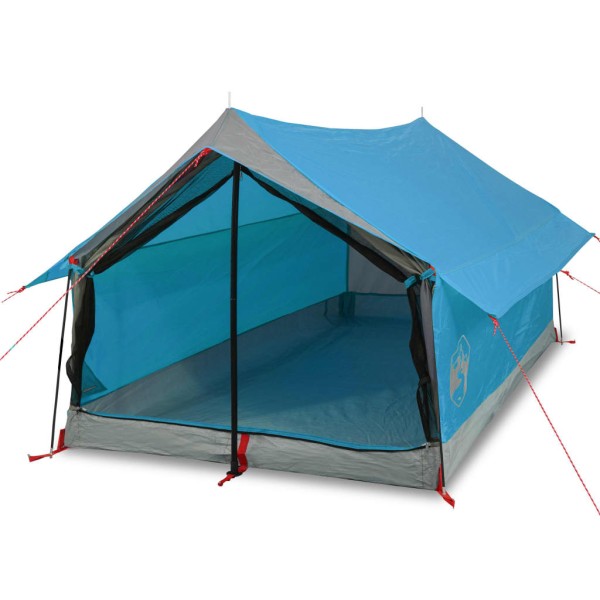 Tienda de campaña 2 personas tafetán 185T azul 193x122x96 cm Tienda de campaña 2 personas tafetán 185T azul 193x122x96 cm