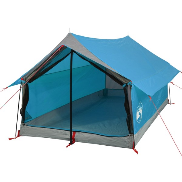 Tienda de campaña 2 personas tafetán 185T azul 193x122x96 cm Tienda de campaña 2 personas tafetán 185T azul 193x122x96 cm