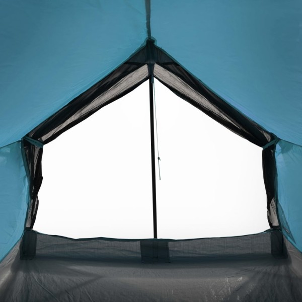 Tienda de campaña 2 personas tafetán 185T azul 193x122x96 cm Tienda de campaña 2 personas tafetán 185T azul 193x122x96 cm