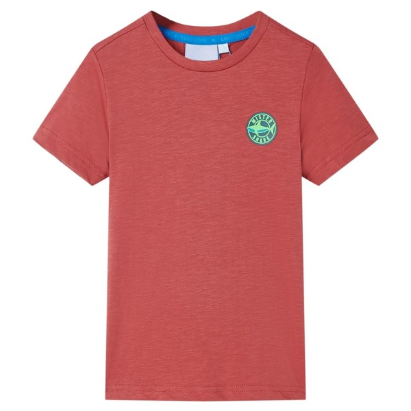 Camiseta de niños color pimentón 104