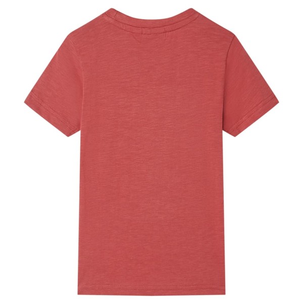 Camiseta de niños color pimentón 104