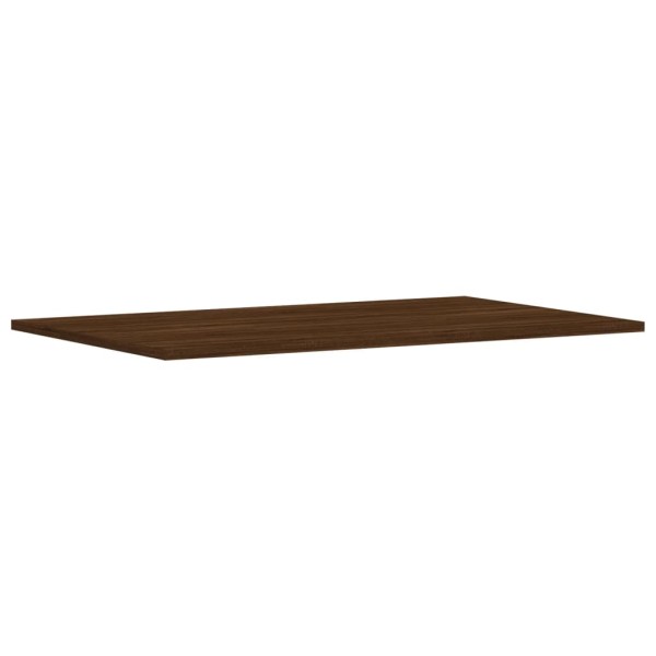 Estantes pared 4 uds madera ingeniería marrón roble 80x50x1,5cm Estantes pared 4 uds madera ingeniería marrón roble 80x50x1,5cm