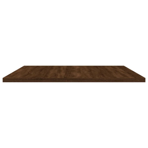 Estantes pared 4 uds madera ingeniería marrón roble 80x50x1,5cm Estantes pared 4 uds madera ingeniería marrón roble 80x50x1,5cm
